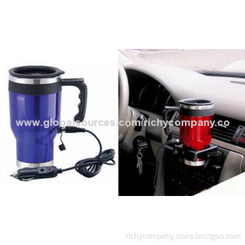 Auto mug with in-car charger design, 450mL